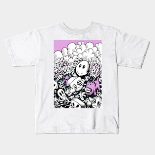 The dogs, the octopus and the starfish Kids T-Shirt